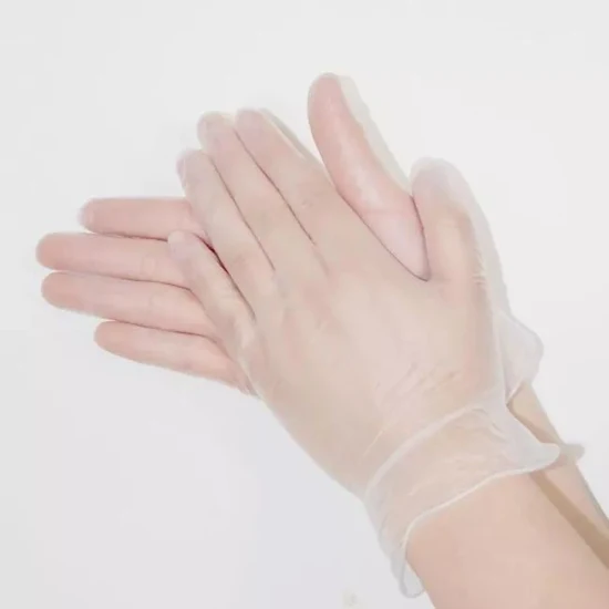 PVC ニトリル混合物製検査用手袋、パウダーフリー、Guantes Palma De Nitrilo